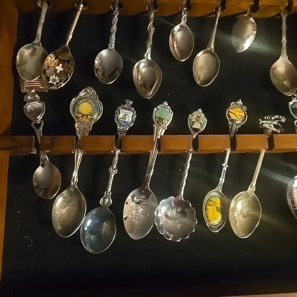 Collectible Souvenir Spoons Set